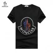 moncler unisex logo front t-shirt homme moncler badge logo noir